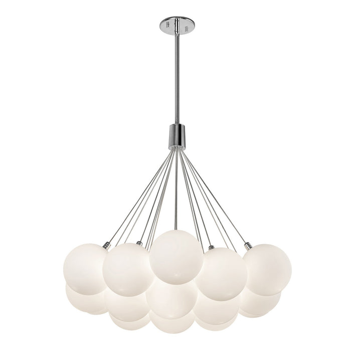 Kuzco Lighting CH3128-OP LED Chandelier, Opal Glass