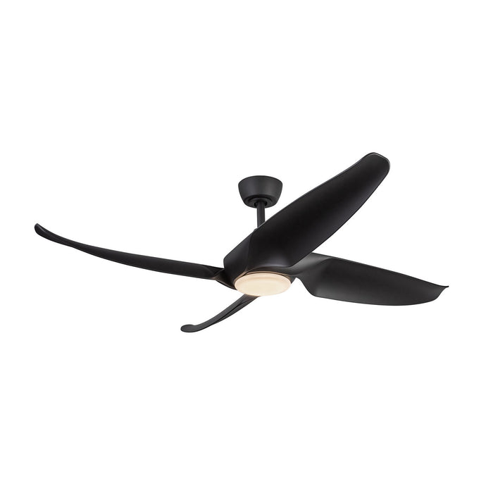 Kuzco Lighting CF90955-MB 56" Ceiling Fan, Matte Black