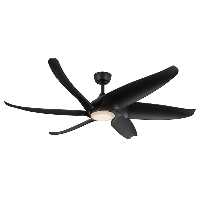 Kuzco Lighting CF90960-MB 60" Ceiling Fan, Matte Black