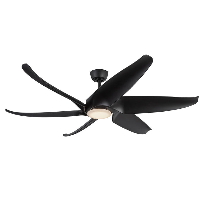 Kuzco Lighting CF90960-MB 60" Ceiling Fan, Matte Black