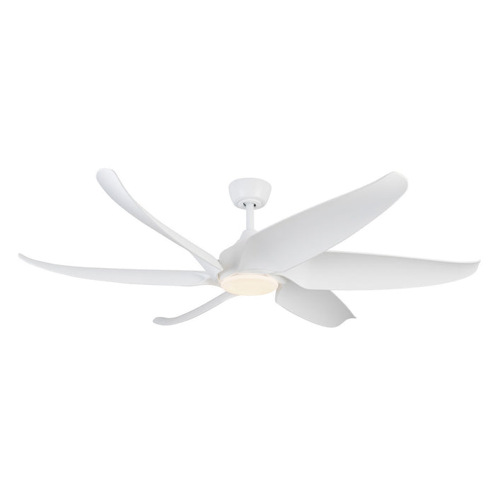 Kuzco Lighting CF90960-WH 60" Ceiling Fan, Matte White