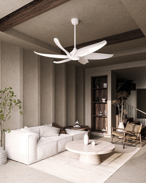Kuzco Lighting CF90960-WH 60" Ceiling Fan, Matte White