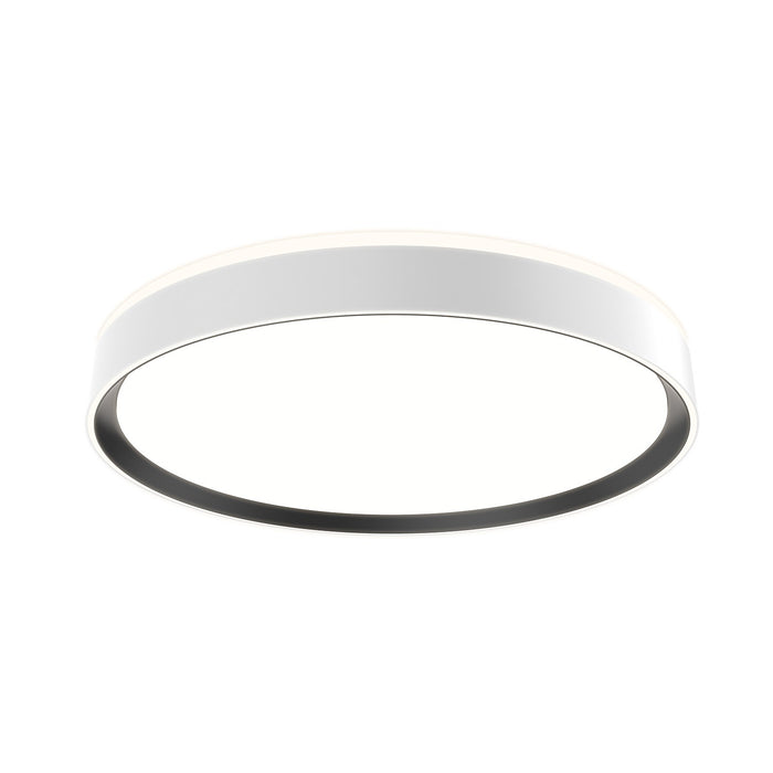 Kuzco Lighting FM43920-WH/BK-5CCT LED Flush Mount, White/Black