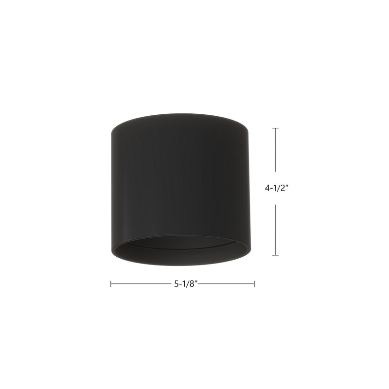 Kuzco Lighting FM10605-BK-UNV LED Flush Mount, Black