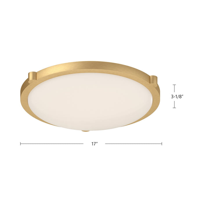 Kuzco Lighting 501122BG-LED-5CCT LED Flush Mount, Brushed Gold