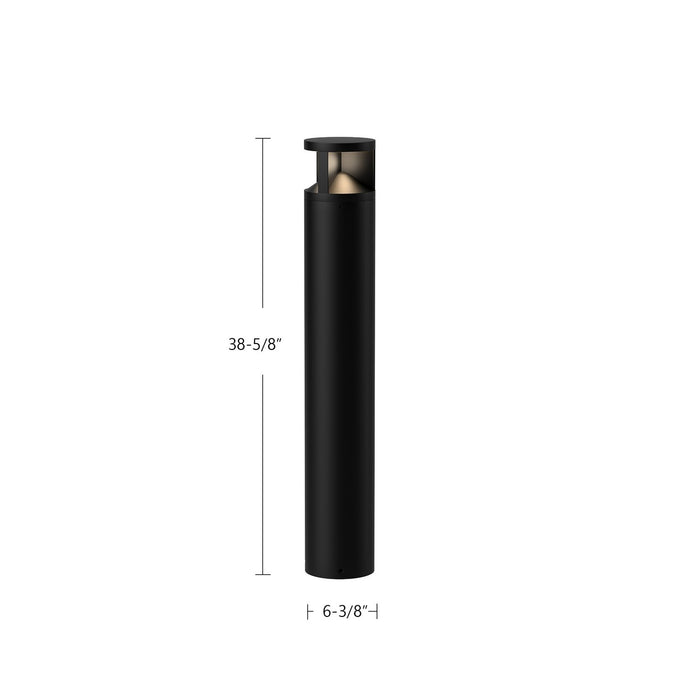 Kuzco Lighting EB82239-BK-UNV LED Exterior Bollard, Black
