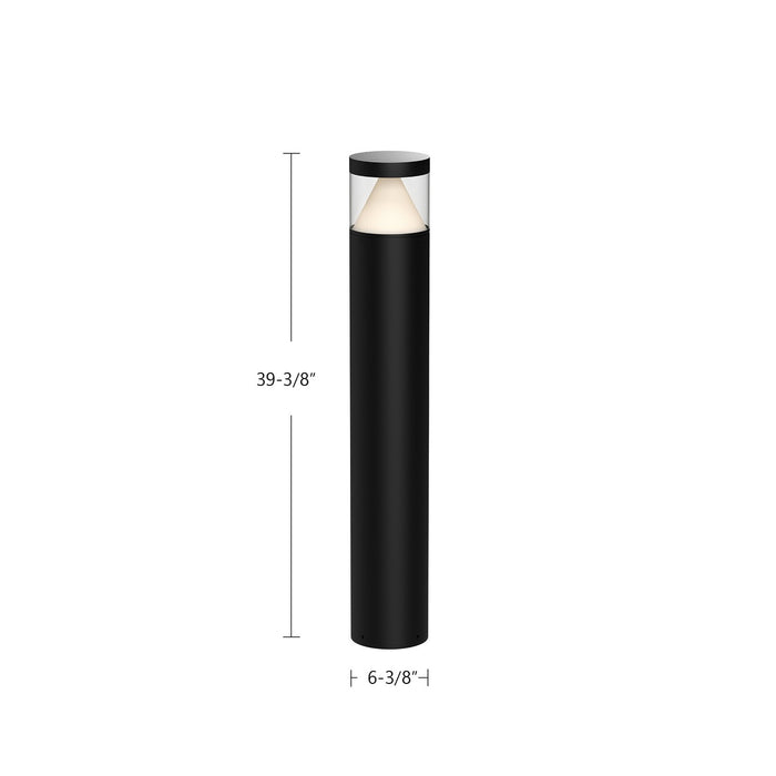Kuzco Lighting EB49740-BK-UNV LED Exterior Bollard, Black