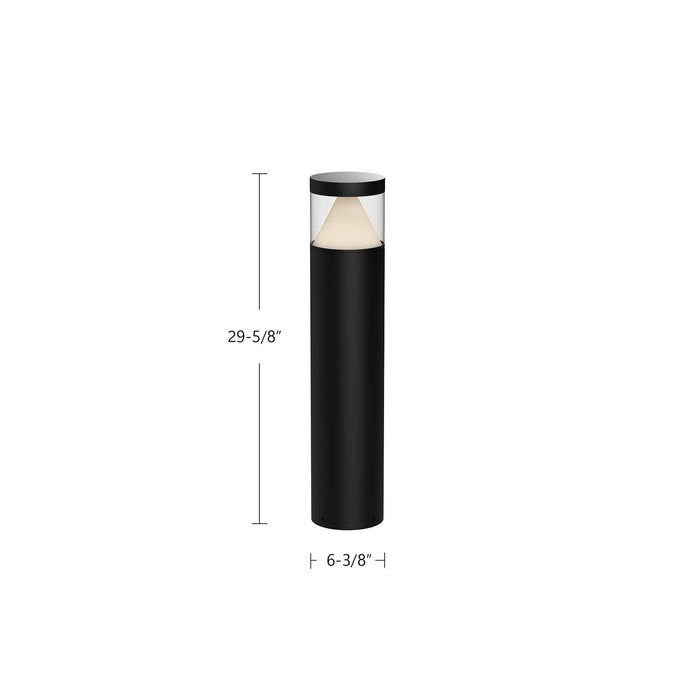 Kuzco Lighting EB49730-BK-UNV LED Exterior Bollard, Black