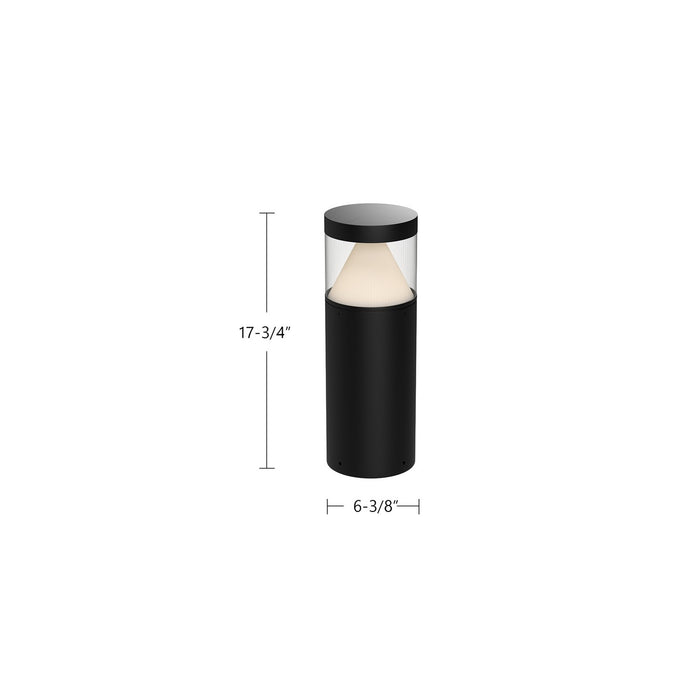 Kuzco Lighting EB49718-BK-UNV LED Exterior Bollard, Black