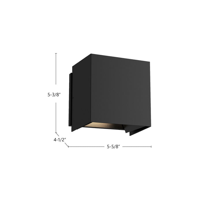 Kuzco Lighting EW48006-BK-UNV LED Exterior Wall Sconce, Black