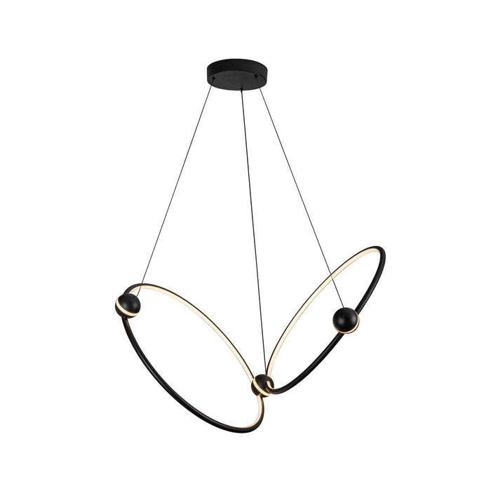 Kuzco Lighting CH17702-BK LED Chandelier, Black