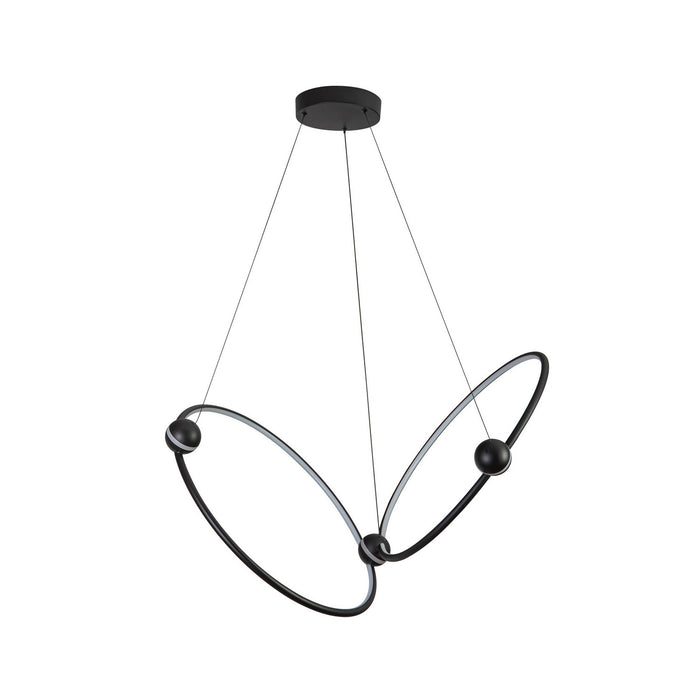 Kuzco Lighting CH17702-BK LED Chandelier, Black