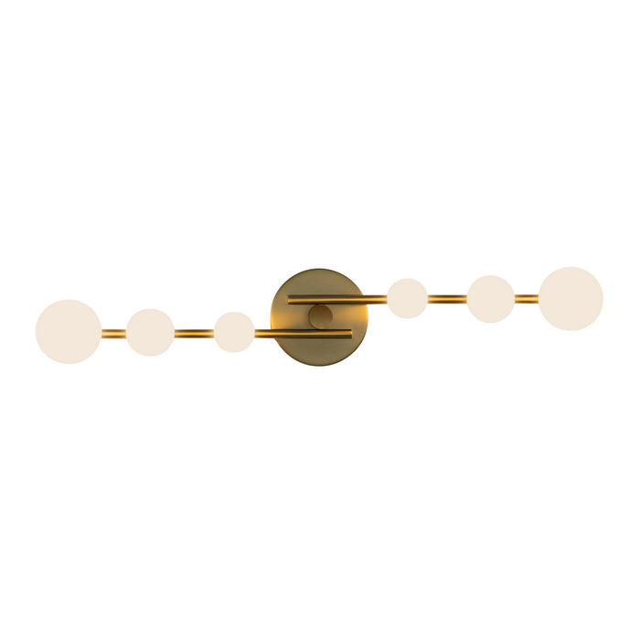 Kuzco Lighting VL55529-BG/OP LED Vanity, Brushed Gold/Opal Glass