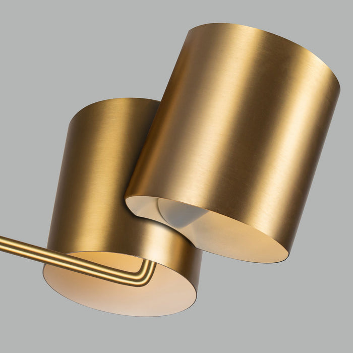 Kuzco Lighting CH58830-BG Six Light Chandelier, Brushed Gold