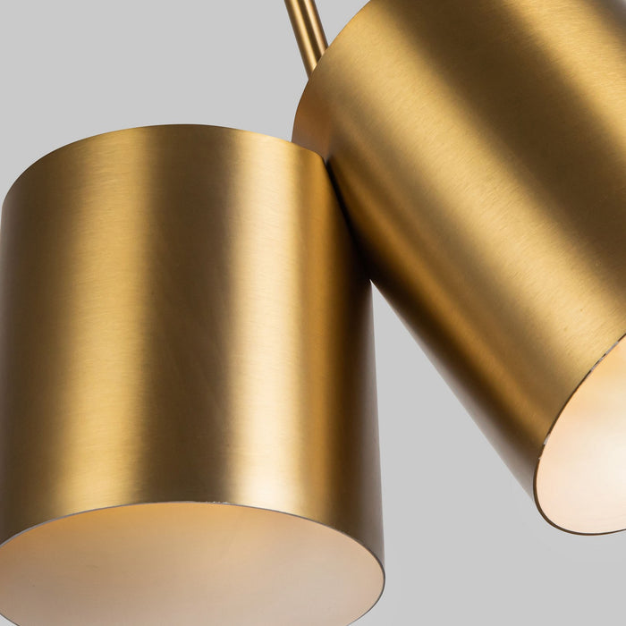 Kuzco Lighting PD58814-BG Two Light Pendant, Brushed Gold
