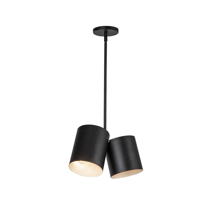 Kuzco Lighting PD58814-BK Two Light Pendant, Black