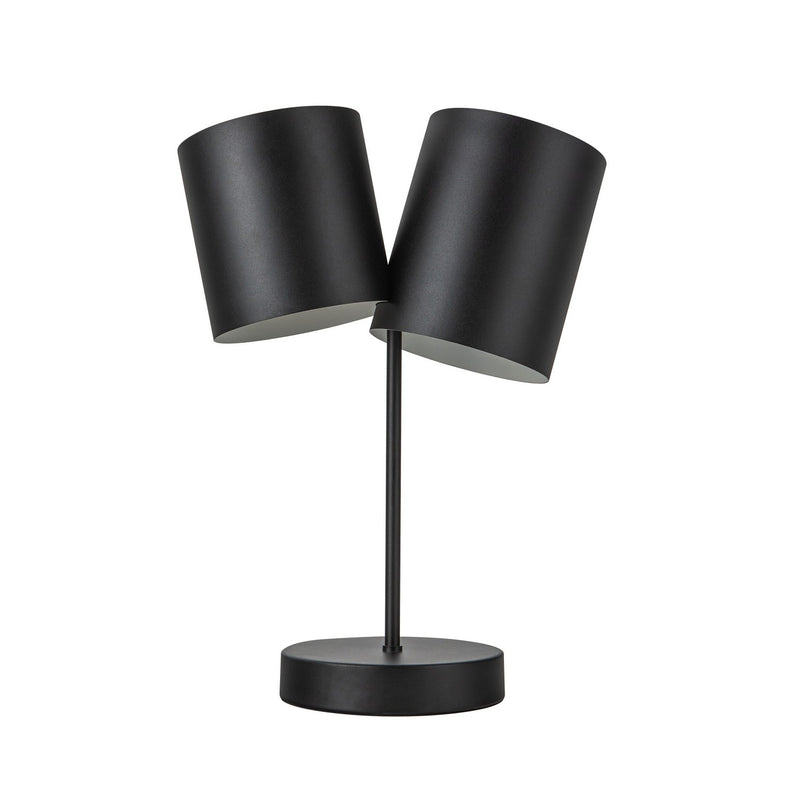 Kuzco Lighting TL58814-BK Two Light Table Lamp, Black
