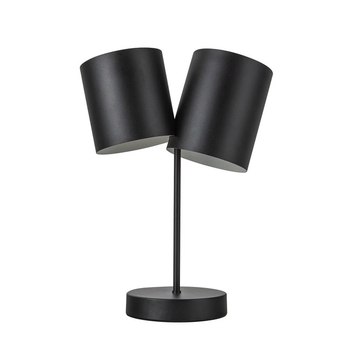 Kuzco Lighting TL58814-BK Two Light Table Lamp, Black