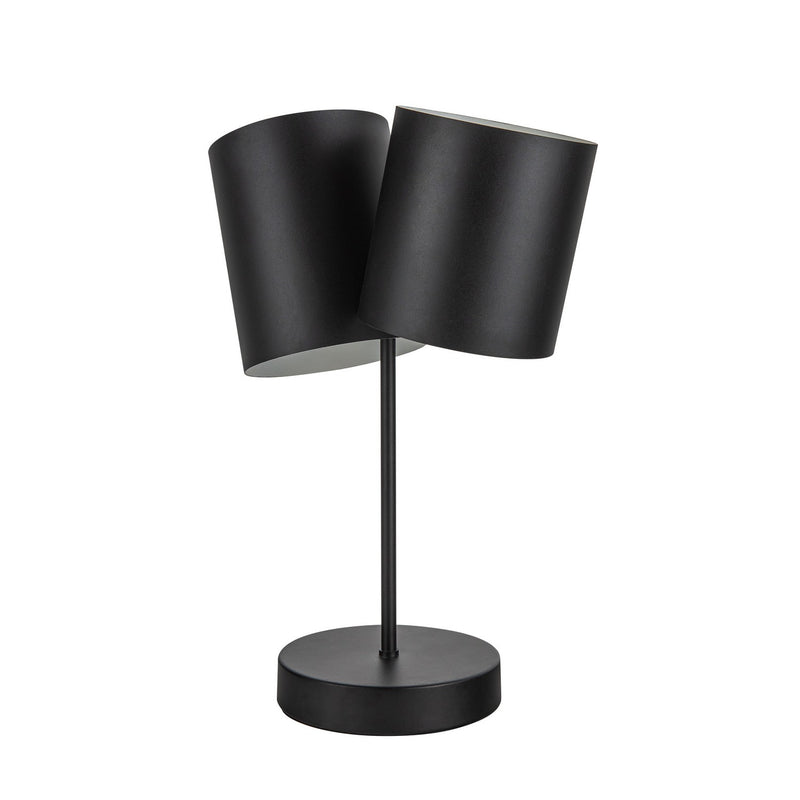 Kuzco Lighting TL58814-BK Two Light Table Lamp, Black