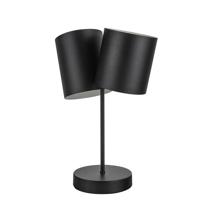 Kuzco Lighting TL58814-BK Two Light Table Lamp, Black