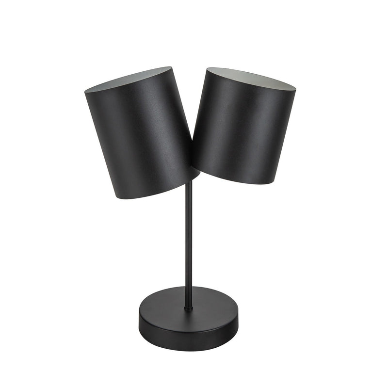 Kuzco Lighting TL58814-BK Two Light Table Lamp, Black