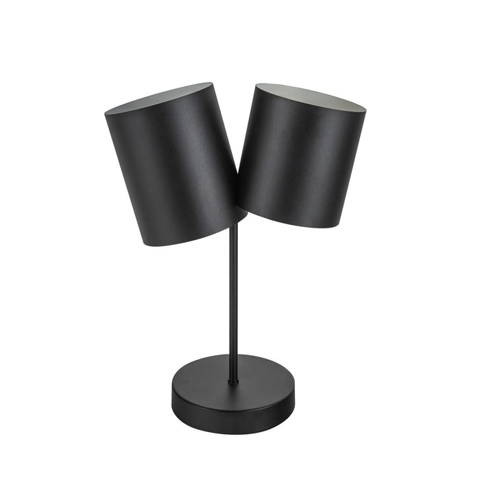 Kuzco Lighting TL58814-BK Two Light Table Lamp, Black