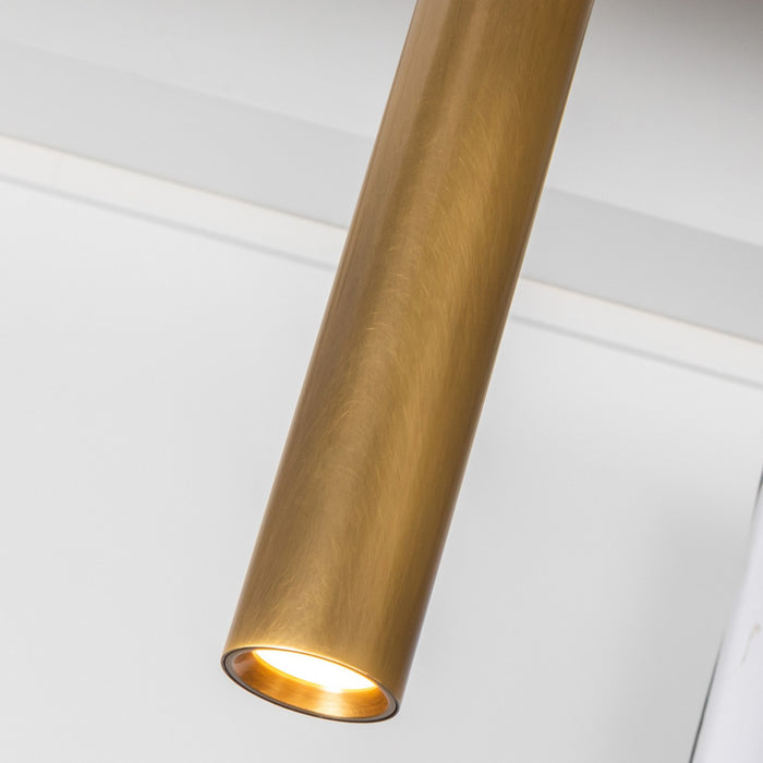 Kuzco Lighting LP90404-VB LED Linear Pendant, Vintage Brass