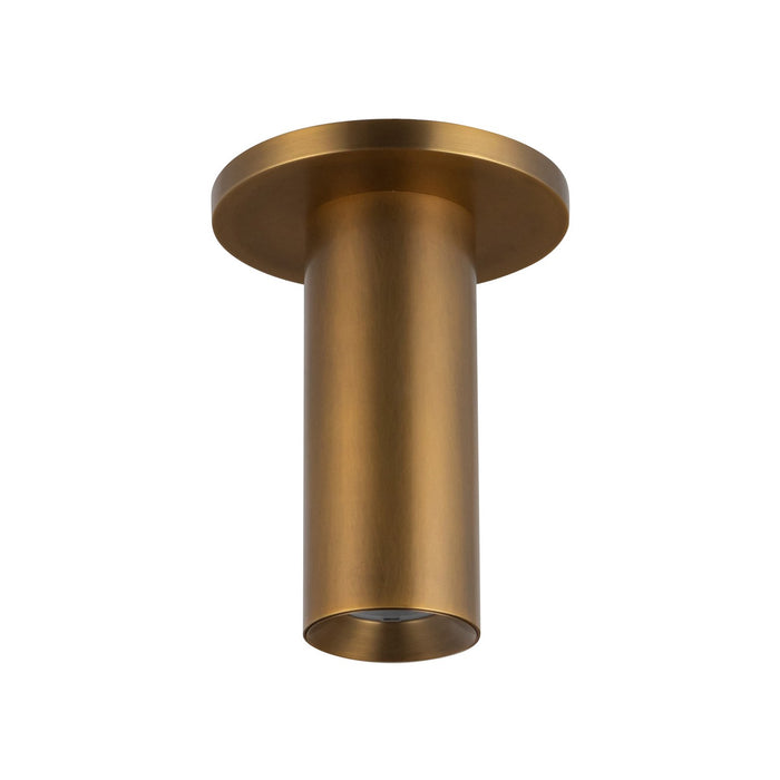 Kuzco Lighting SF90406-VB LED Semi-Flush Mount, Vintage Brass