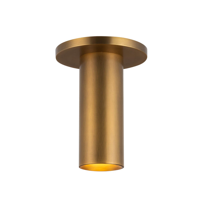Kuzco Lighting SF90406-VB LED Semi-Flush Mount, Vintage Brass