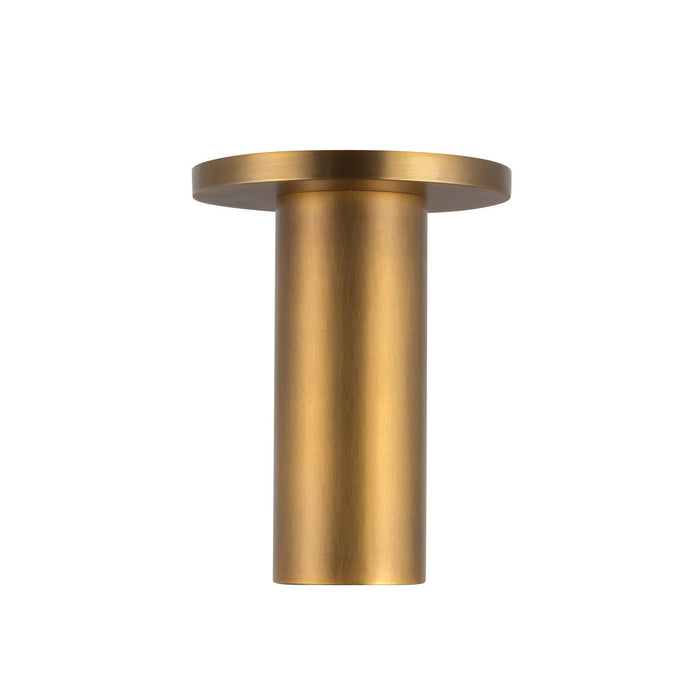 Kuzco Lighting SF90406-VB LED Semi-Flush Mount, Vintage Brass