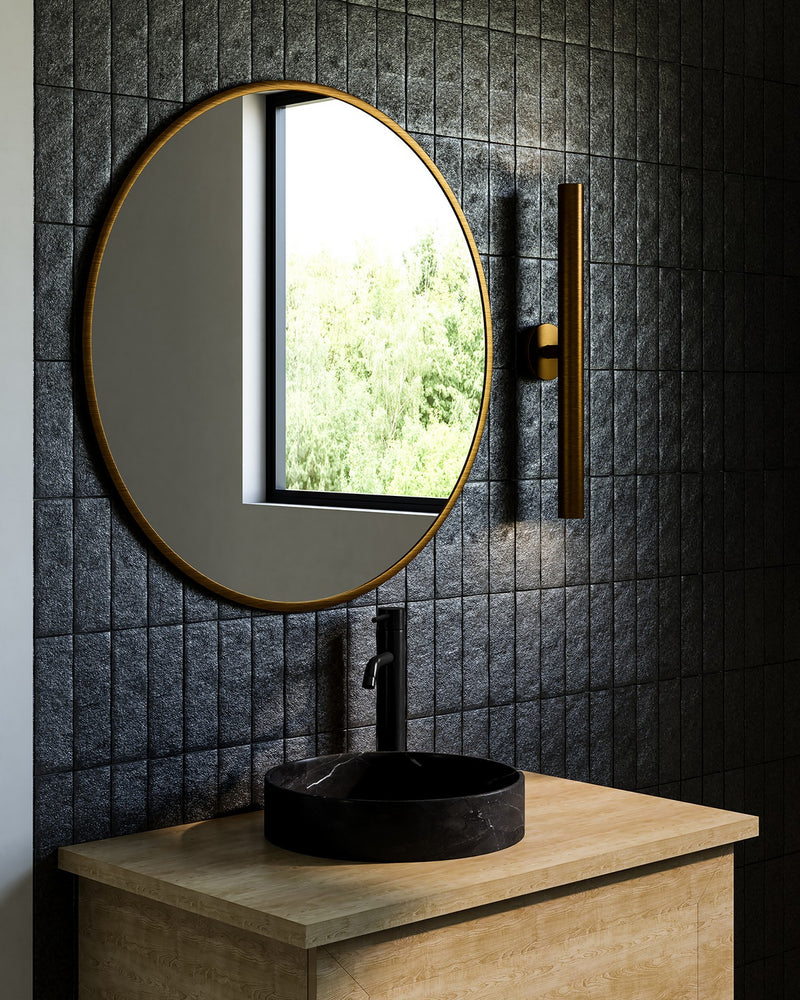 Kuzco Lighting WS90424-VB LED Wall Sconce, Vintage Brass