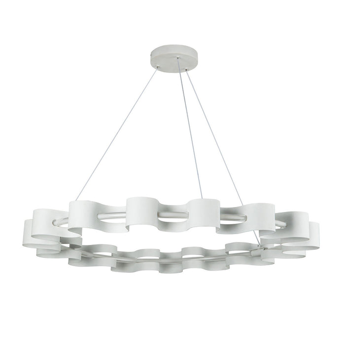 Kuzco Lighting CH18035-AW LED Chandelier, Antique White
