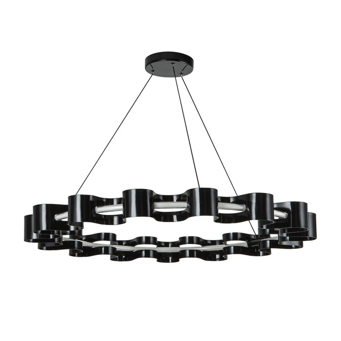 Kuzco Lighting CH18035-GBK LED Chandelier, Gloss Black