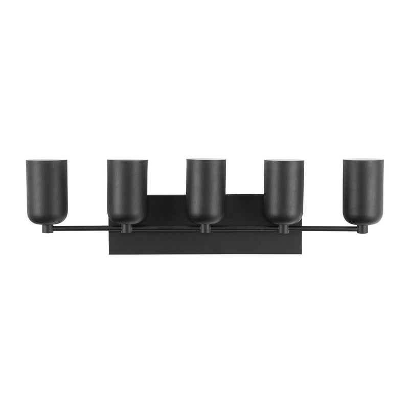 Kuzco Lighting VL57732-BK Five Light Vanity, Black