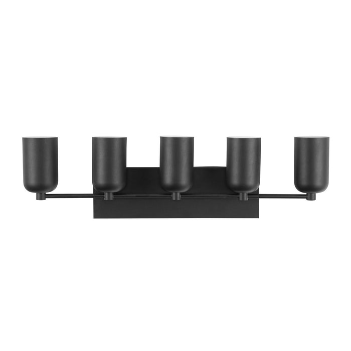 Kuzco Lighting VL57732-BK Five Light Vanity, Black