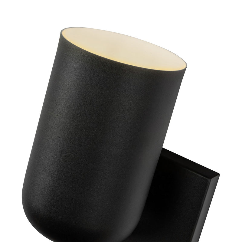 Kuzco Lighting WS57704-BK One Light Wall Sconce, Black