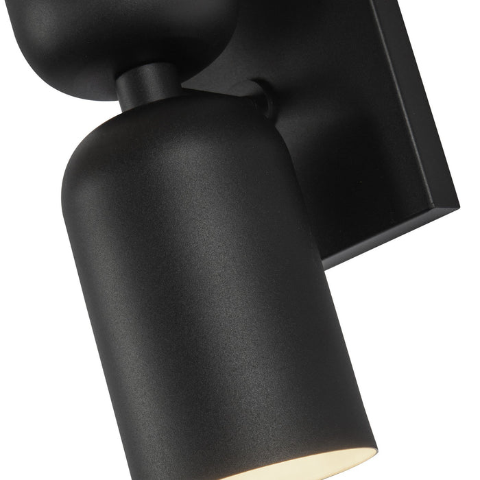 Kuzco Lighting WS57712-BK Two Light Wall Sconce, Black