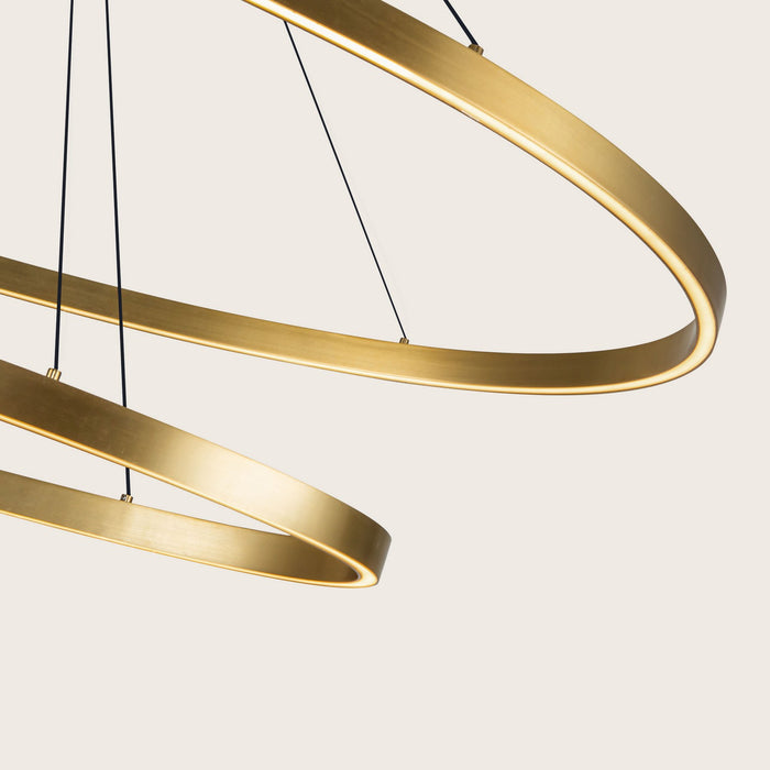 Kuzco Lighting CH79253-BG LED Chandelier, Brushed Gold