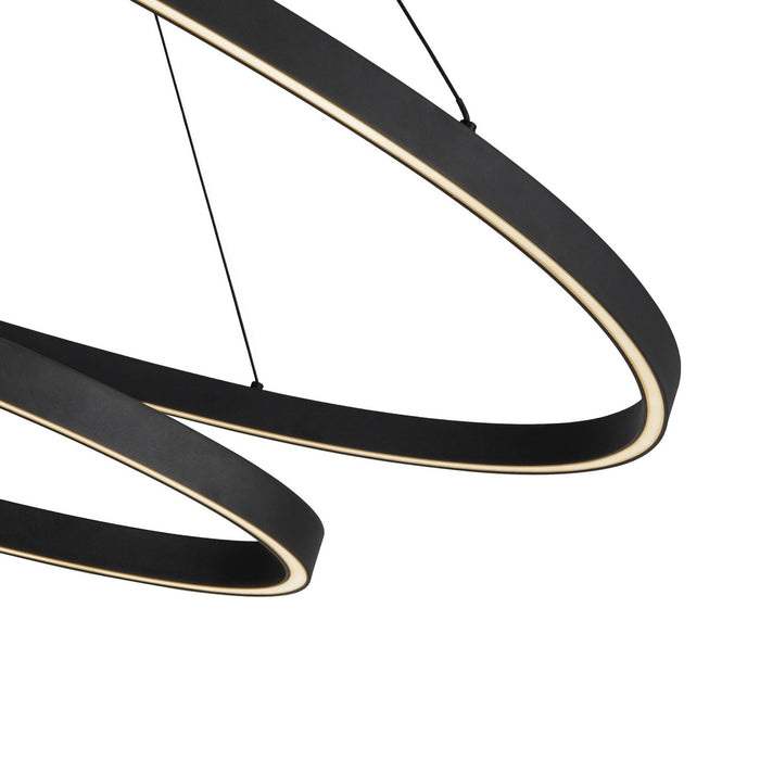 Kuzco Lighting CH79253-BK LED Chandelier, Black