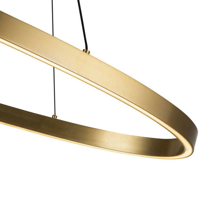 Kuzco Lighting LP79140-BG LED Linear Pendant, Brushed Gold
