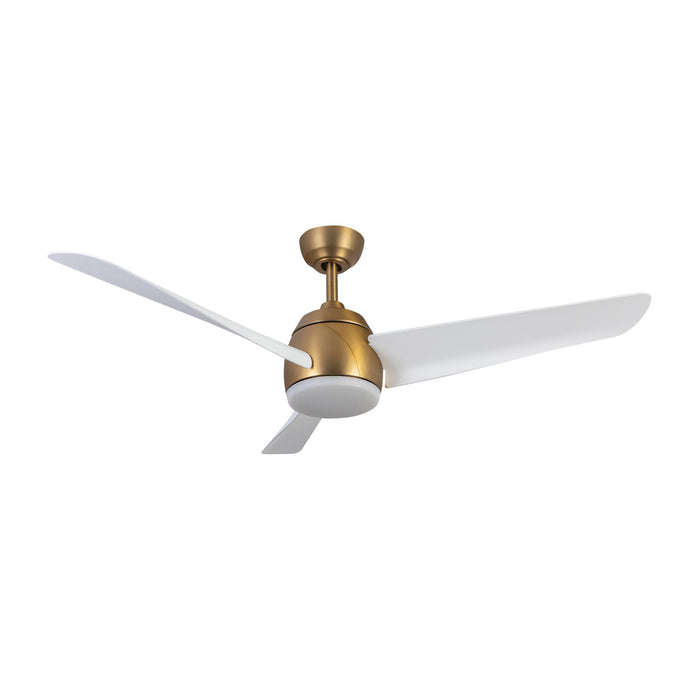 Kuzco Lighting CF91954-BG/WH 54" Ceiling Fan, Brushed Gold/Matte White