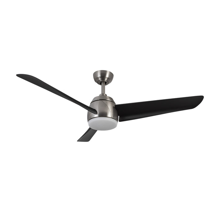 Kuzco Lighting CF91954-BN/MB 54" Ceiling Fan, Brushed Nickel/Matte Black