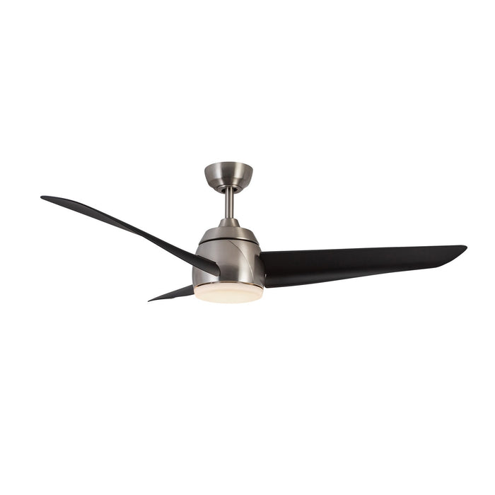 Kuzco Lighting CF91954-BN/MB 54" Ceiling Fan, Brushed Nickel/Matte Black