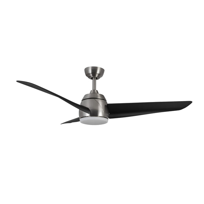 Kuzco Lighting CF91954-BN/MB 54" Ceiling Fan, Brushed Nickel/Matte Black