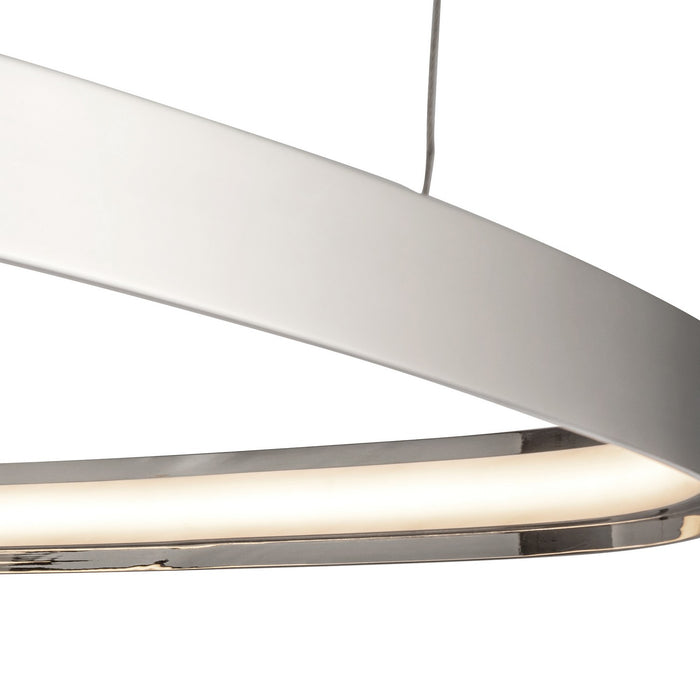 Kuzco Lighting PD78019-PN LED Pendant, Polished Nickel
