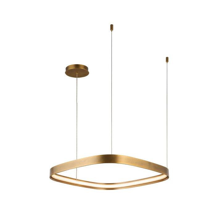 Kuzco Lighting PD78019-VB LED Pendant, Vintage Brass