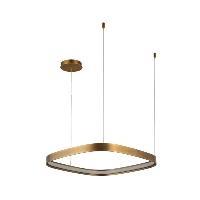 Kuzco Lighting PD78019-VB LED Pendant, Vintage Brass