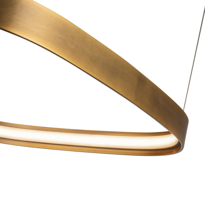 Kuzco Lighting PD78019-VB LED Pendant, Vintage Brass