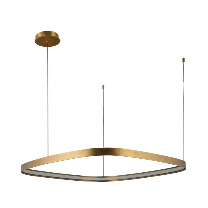 Kuzco Lighting PD78031-VB LED Pendant, Vintage Brass