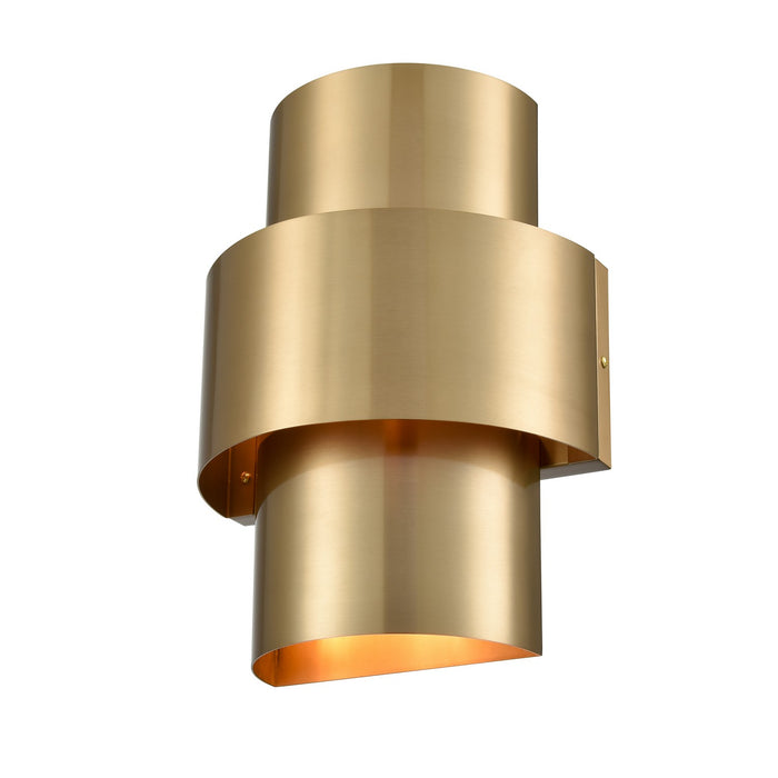 ELK Home H0019-11108 Two Light Wall Sconce, Aged Brass